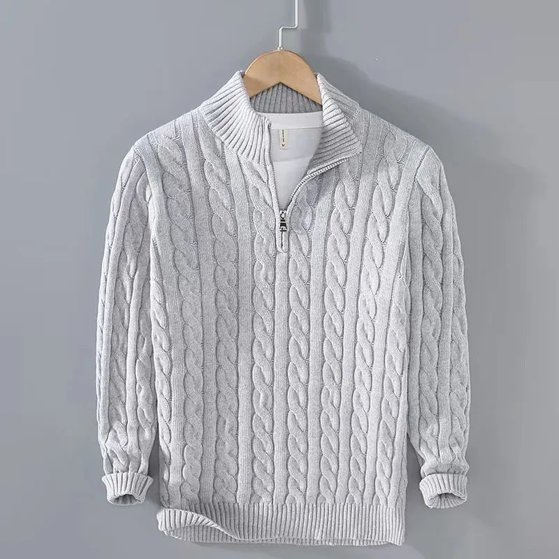 Lavelle Cable Knit Quarter Zip