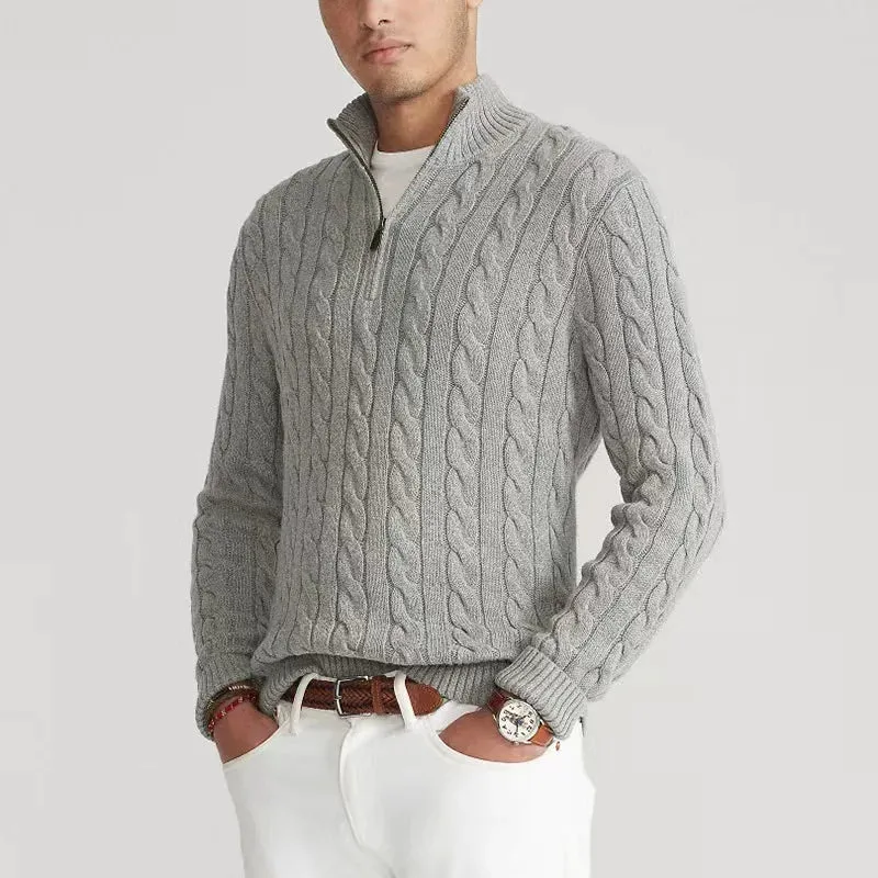 Lavelle Cable Knit Quarter Zip