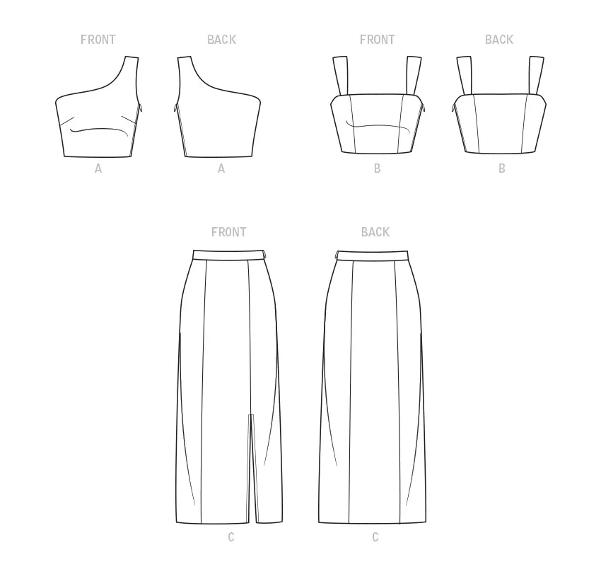New Look Sewing Pattern N6741 - Misses' Two-Piece Dresses