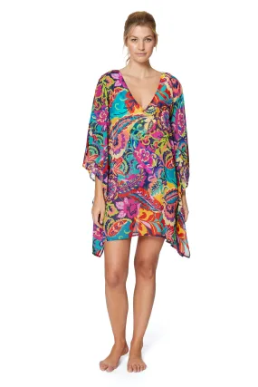 Pre-Order Tahari® Paris Floral Tunic Swimsuit Cover-Up