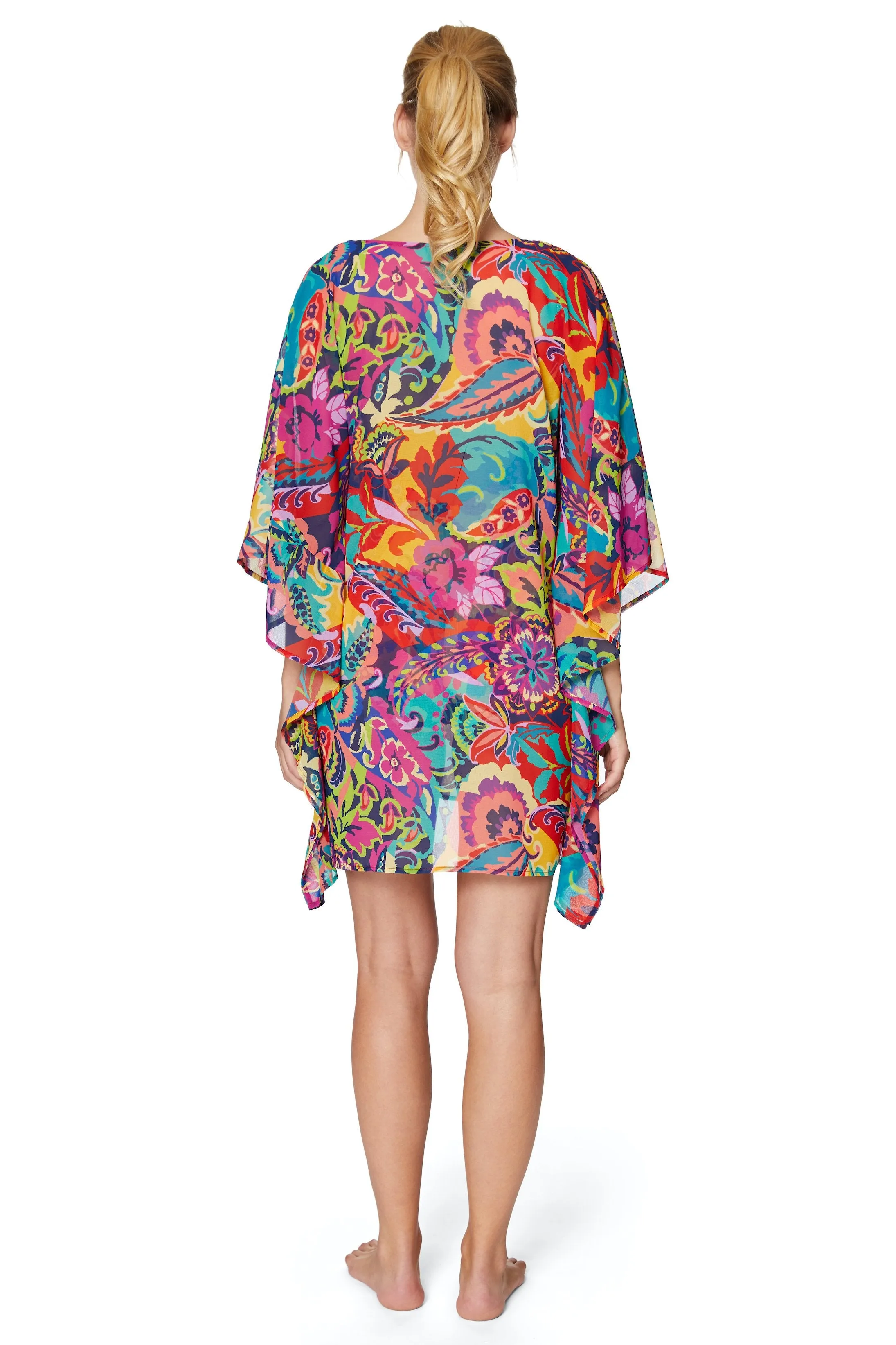 Pre-Order Tahari® Paris Floral Tunic Swimsuit Cover-Up