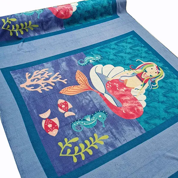 Printed Polar Fleece by Panel