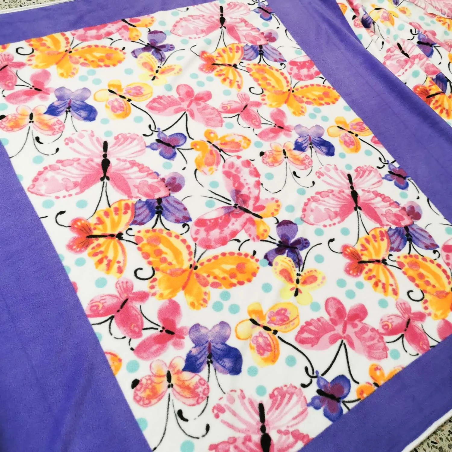 Printed Polar Fleece by Panel