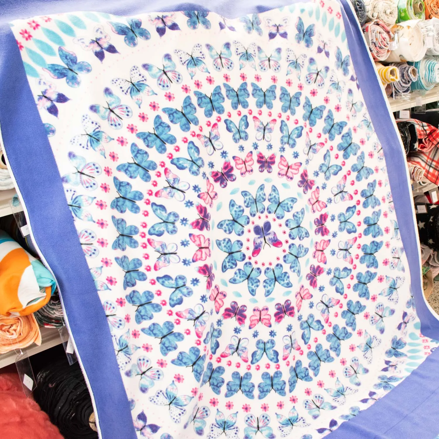 Printed Polar Fleece by Panel
