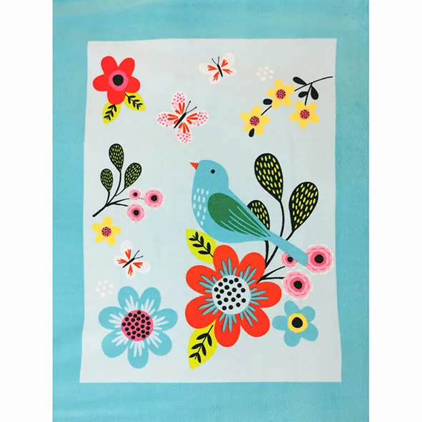 Printed Polar Fleece by Panel