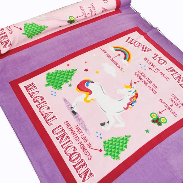 Printed Polar Fleece by Panel