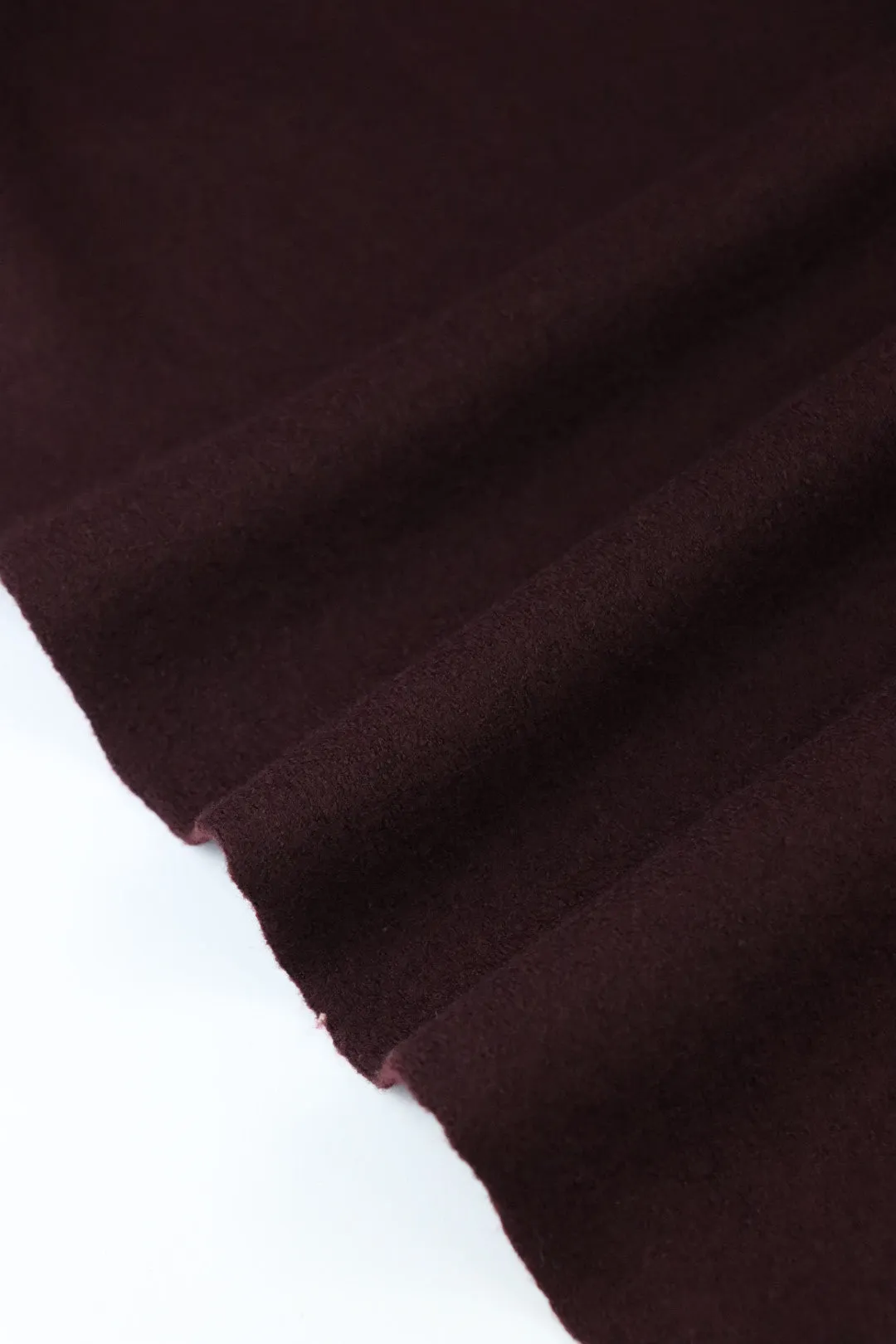 Raisin Moscow Brushed Wool Knit | By The Half Yard