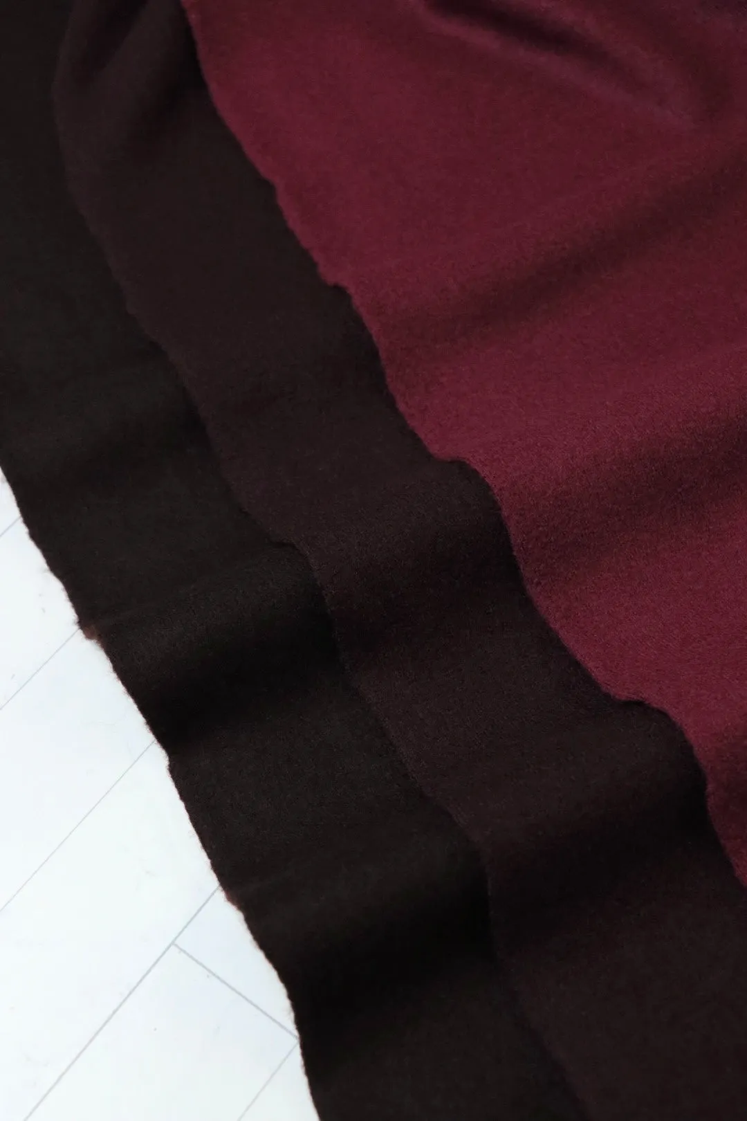 Raisin Moscow Brushed Wool Knit | By The Half Yard